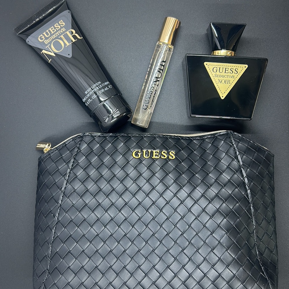 GUESS Seductive Noir Fragrance Gift Set eau De Toilette Body Lotion